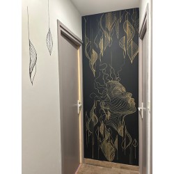 décor couloir graphique