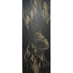 décor couloir graphique